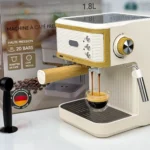 ماكينة القهوة البيضاء الكلاس